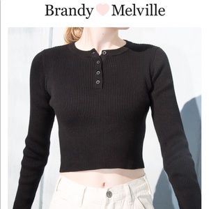 Brandy Melville knit cropped sweater